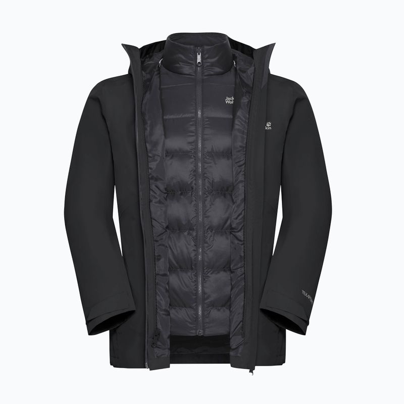 Куртка 3в1 чоловіча Jack Wolfskin Icecape 3In1 Down Rds black 12