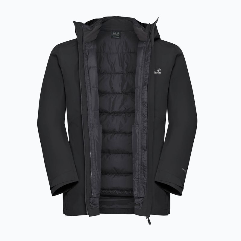 Куртка 3в1 чоловіча Jack Wolfskin Icecape 3In1 Down Rds black 13