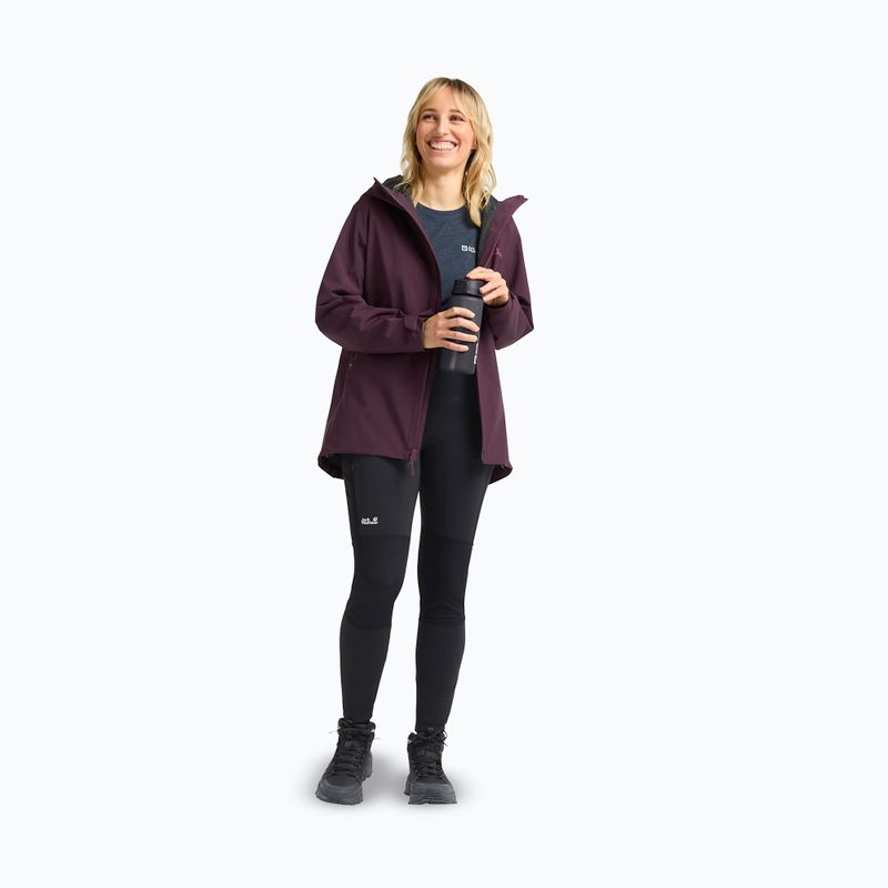 Легінси трекінгові жіночі Jack Wolfskin Hike With Me black 2