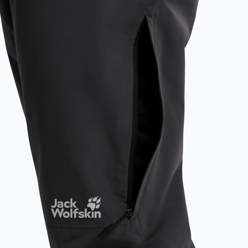 Штани гірськолижні чоловічі Jack Wolfskin Flowline 2L Ins black 6