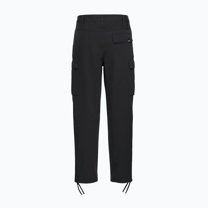 Штани трекінгові чоловічі Jack Wolfskin Yuma Cargo black 8