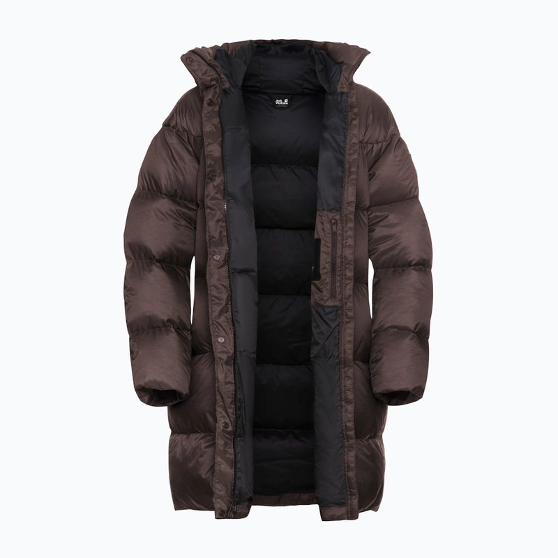 Пуховик жіночий Jack Wolfskin Icy Hill Coat Rds peat 9