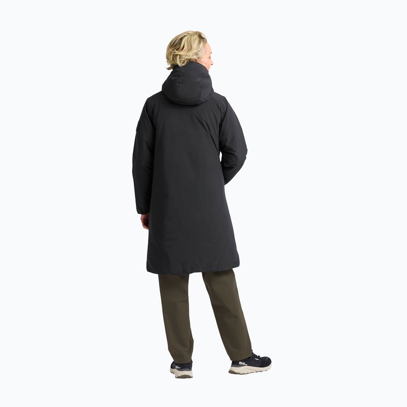Жіноче утеплене пальто Jack Wolfskin Frost Haven Coat чорний 3