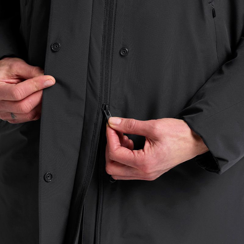 Жіноче утеплене пальто Jack Wolfskin Frost Haven Coat чорний 5