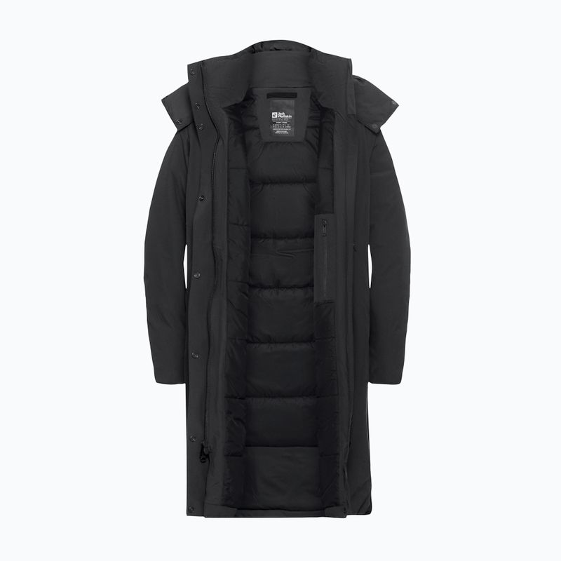 Жіноче утеплене пальто Jack Wolfskin Frost Haven Coat чорний 9