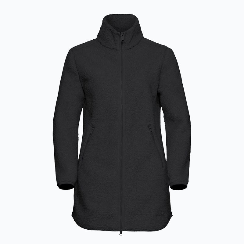 Кофта трекінгова жіноча Jack Wolfskin High Curl Coat black 7