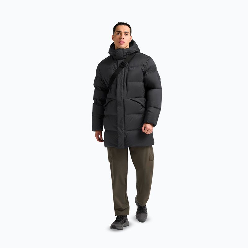 Пуховик чоловічий Jack Wolfskin Icy Hill Coat Rds black 2