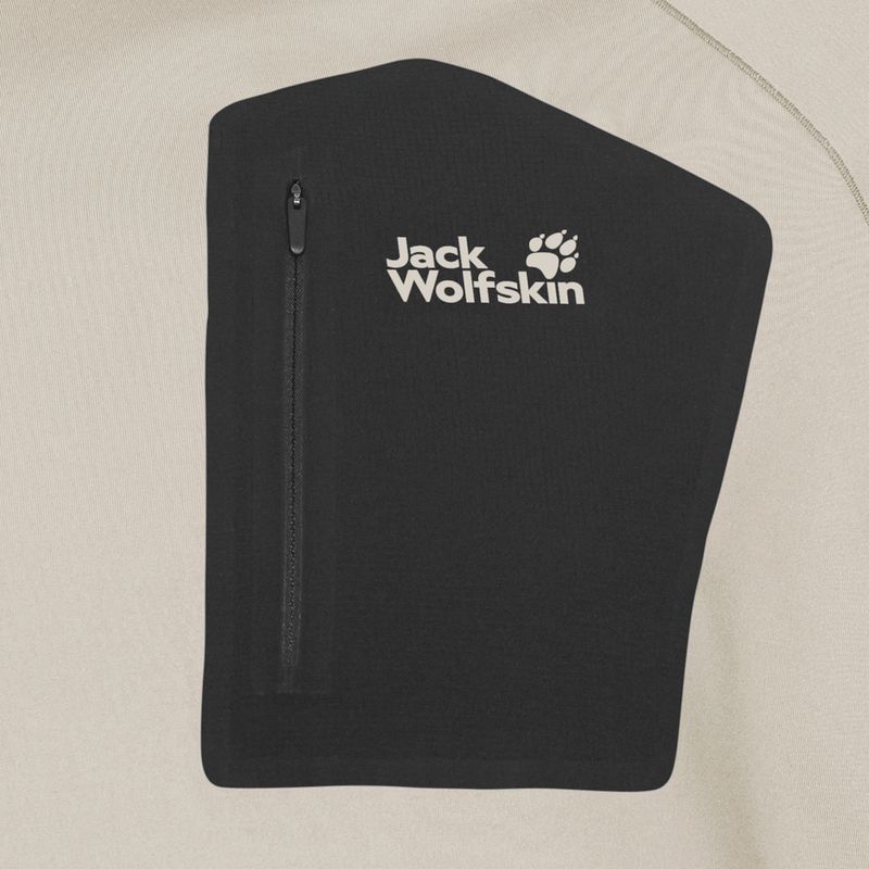 Лонгслів чоловічий Jack Wolfskin Prelight Trail Crew pale sand 7