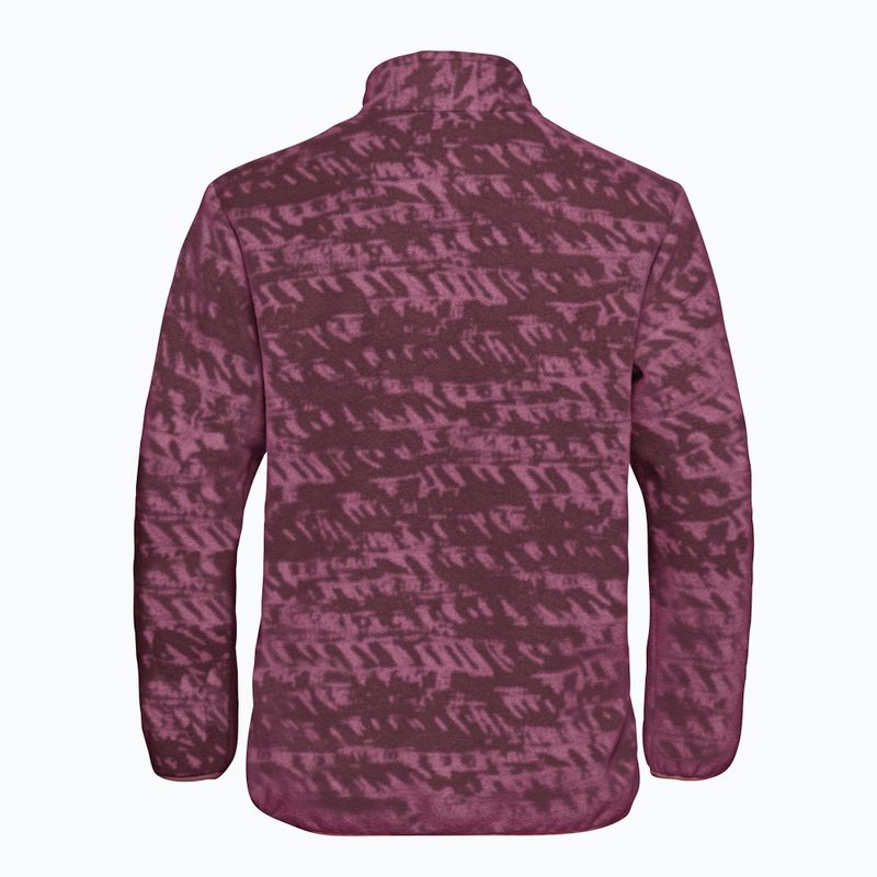 Кофта трекінгова жіноча Jack Wolfskin Big Sky Half Zip raisin 8