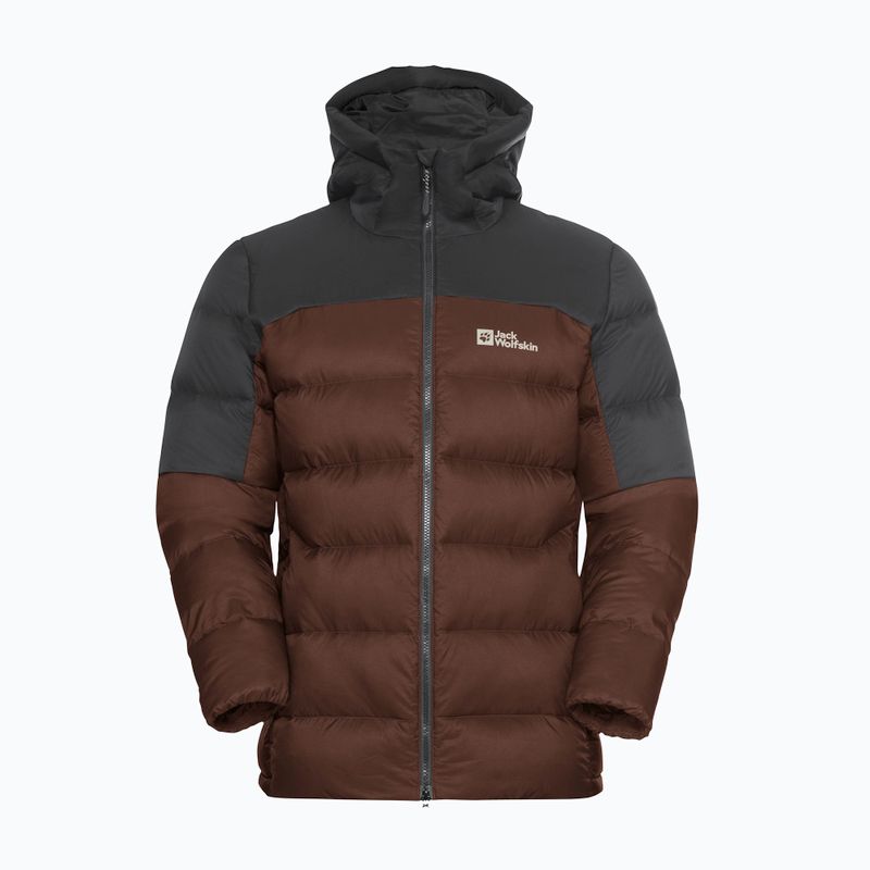 Пуховик чоловічий Jack Wolfskin Nebelhorn Down Hoody hot choc 7