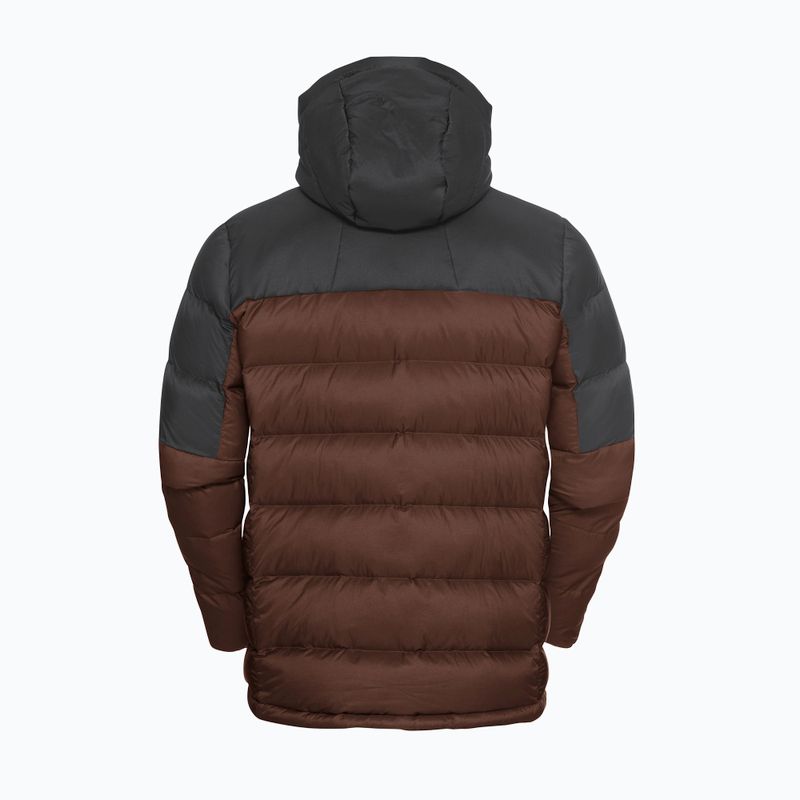 Пуховик чоловічий Jack Wolfskin Nebelhorn Down Hoody hot choc 8