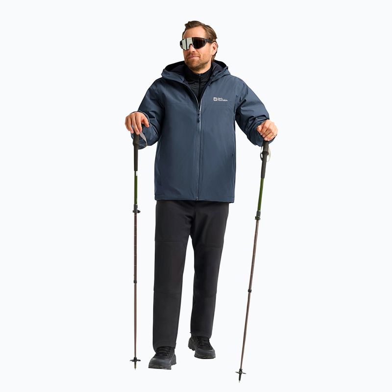 Пуховик чоловічий Jack Wolfskin Wisper Ins midnight sky/dark navy 2