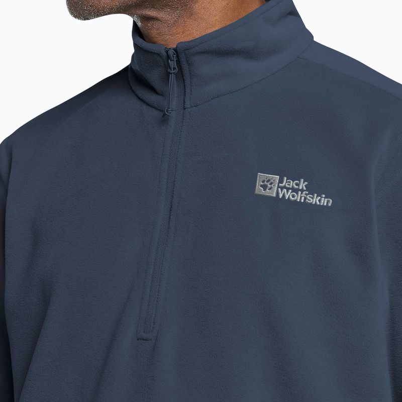 Кофта трекінгова чоловіча Jack Wolfskin Taunus Hz midnight sky 4