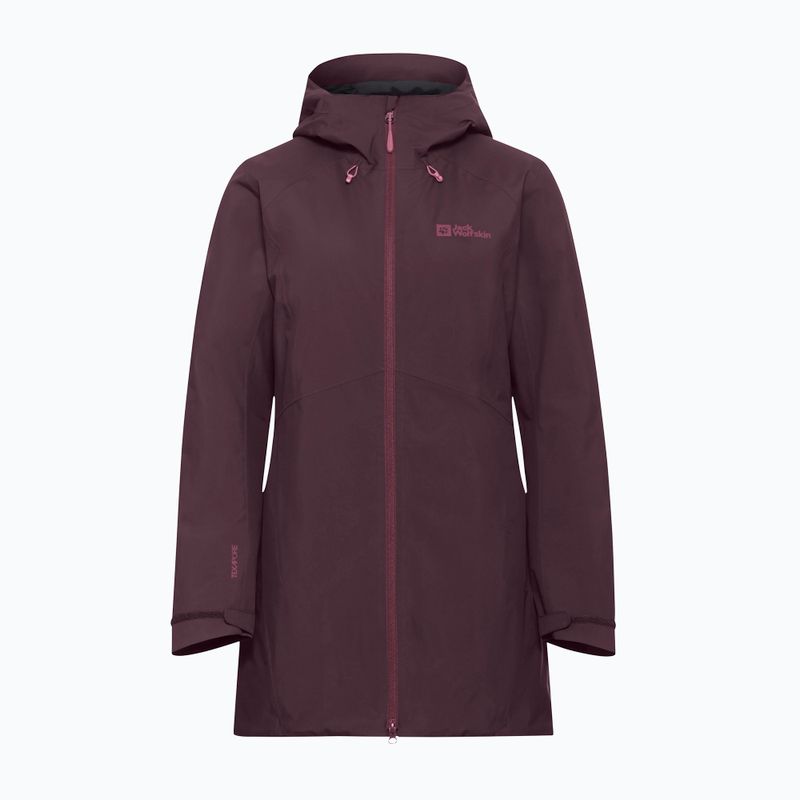 Куртка-дощовик жіноча Jack Wolfskin Heidelstein Ins amaranth 7