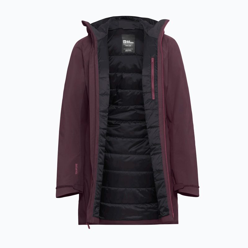 Куртка-дощовик жіноча Jack Wolfskin Heidelstein Ins amaranth 9
