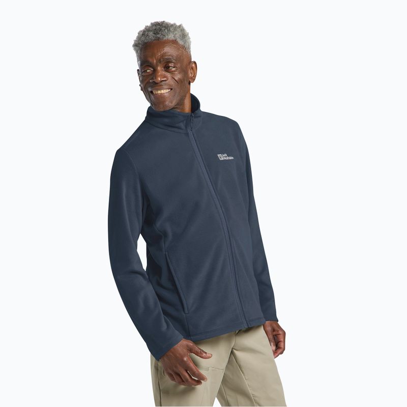 Чоловіча флісова кофта Jack Wolfskin Taunus Fz midnight sky