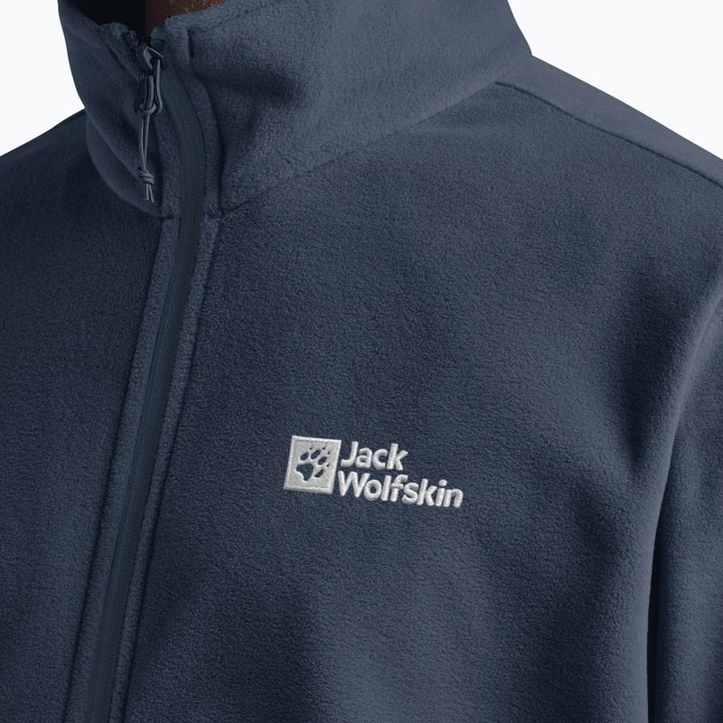 Чоловіча флісова кофта Jack Wolfskin Taunus Fz midnight sky 5