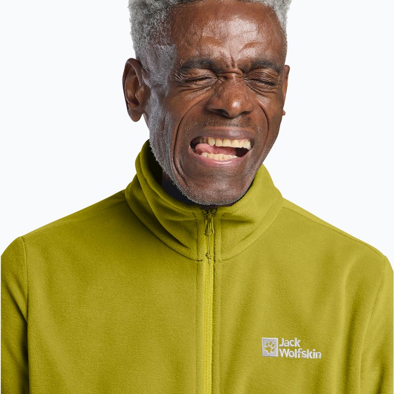 Чоловіча флісова кофта Jack Wolfskin Taunus Fz chartreuse 4