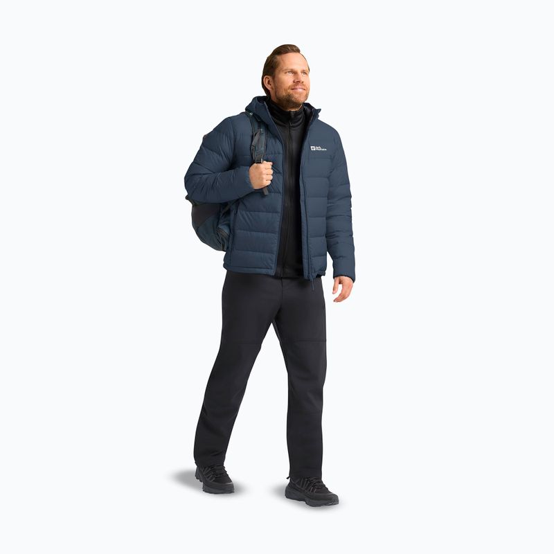 Пуховик чоловічий Jack Wolfskin Ather Down Hoody midnight sky/dark navy 2