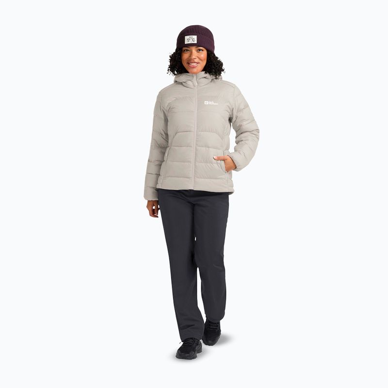Пуховик жіночий Jack Wolfskin Ather Down Hoody pale sand 2