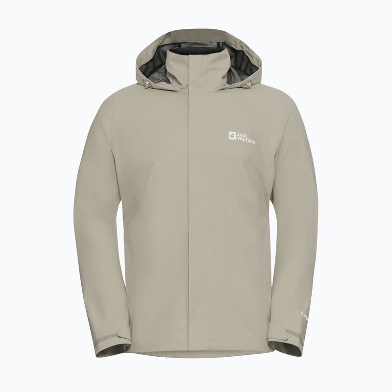 Чоловіча дощовикова куртка Jack Wolfskin Trailtime 2L linen 7