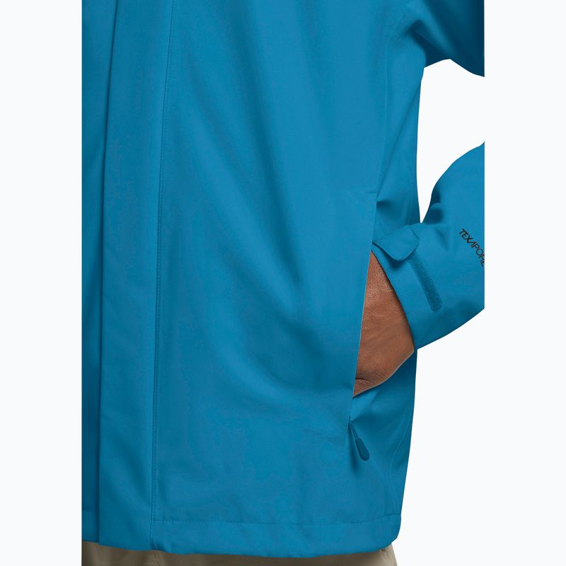 Чоловіча дощовикова куртка Jack Wolfskin Trailtime 2L aurora blue 5