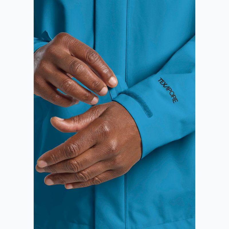 Чоловіча дощовикова куртка Jack Wolfskin Trailtime 2L aurora blue 6