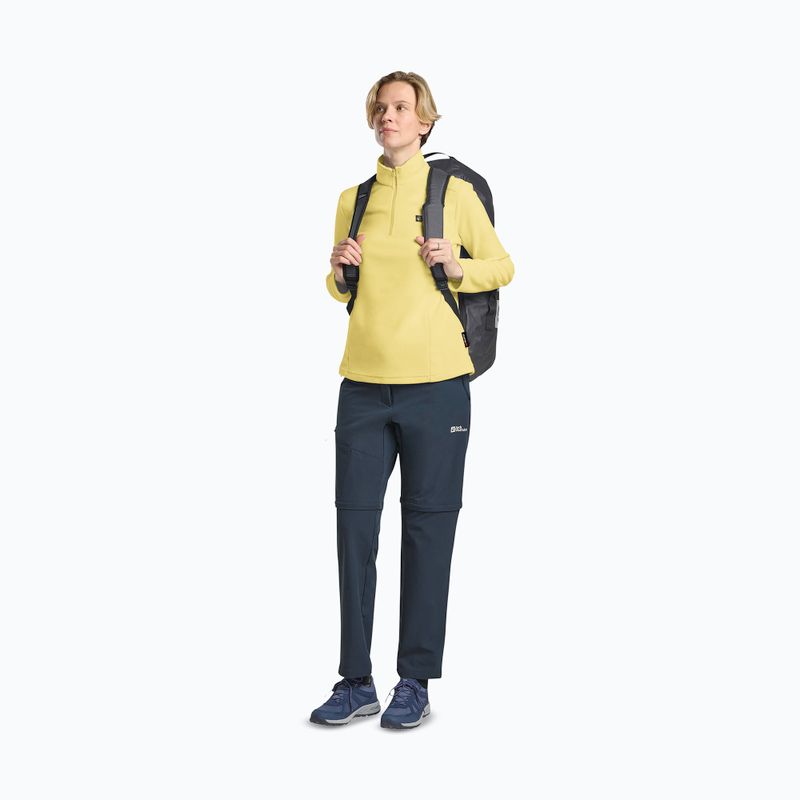 Кофта трекінгова жіноча Jack Wolfskin Taunus Hz lemon ice 2