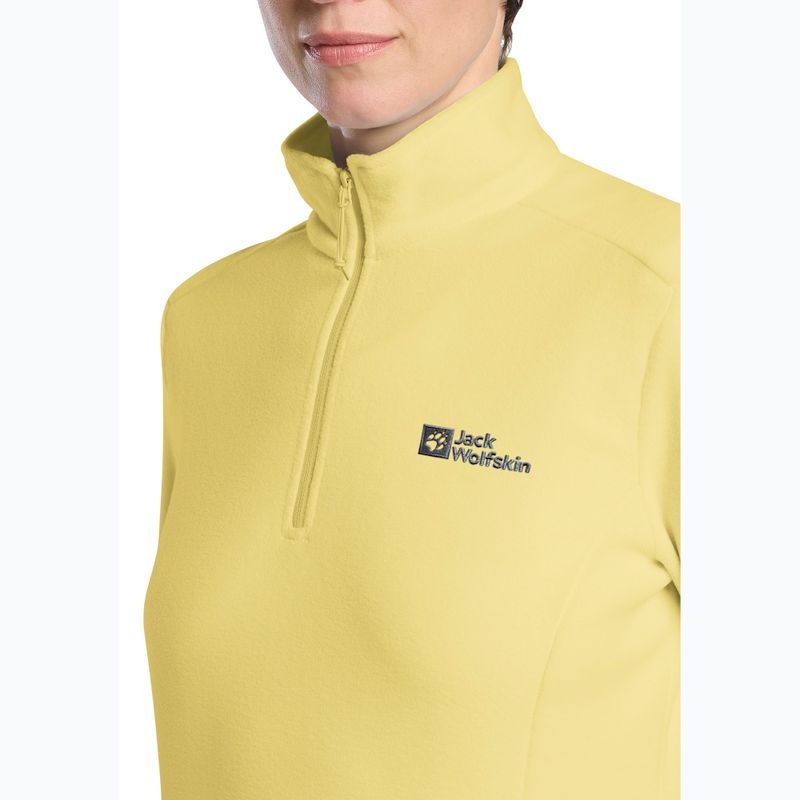 Кофта трекінгова жіноча Jack Wolfskin Taunus Hz lemon ice 4