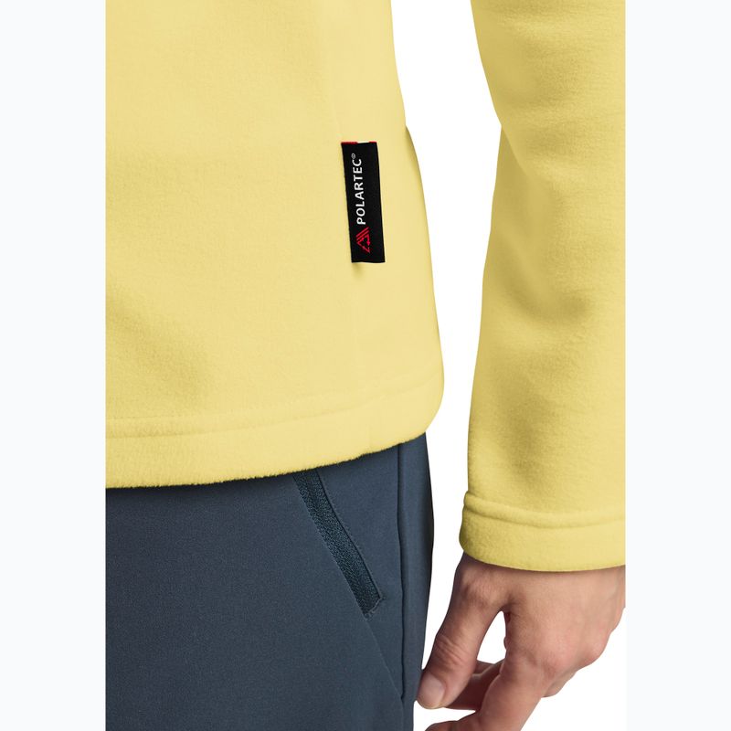 Кофта трекінгова жіноча Jack Wolfskin Taunus Hz lemon ice 5