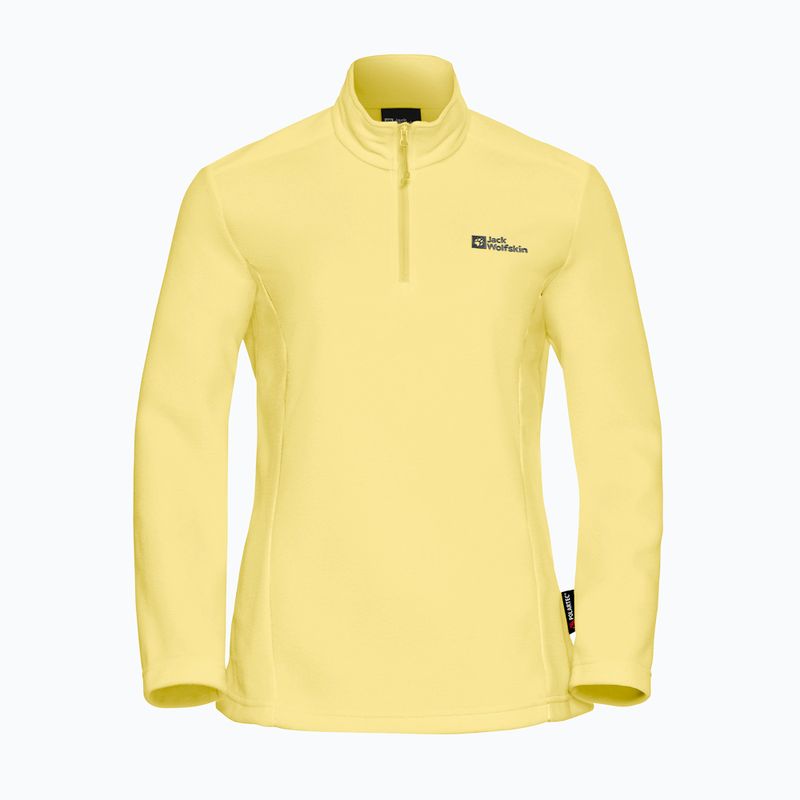 Кофта трекінгова жіноча Jack Wolfskin Taunus Hz lemon ice 6