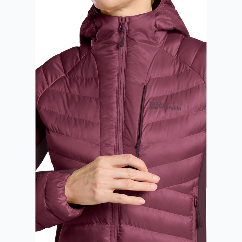 Куртка утеплена жіноча Jack Wolfskin Routeburn Pro Ins raisin 6