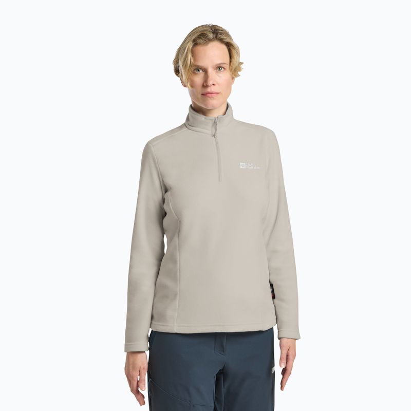 Жіноча трекінгова кофта Jack Wolfskin Taunus Hz pale sand