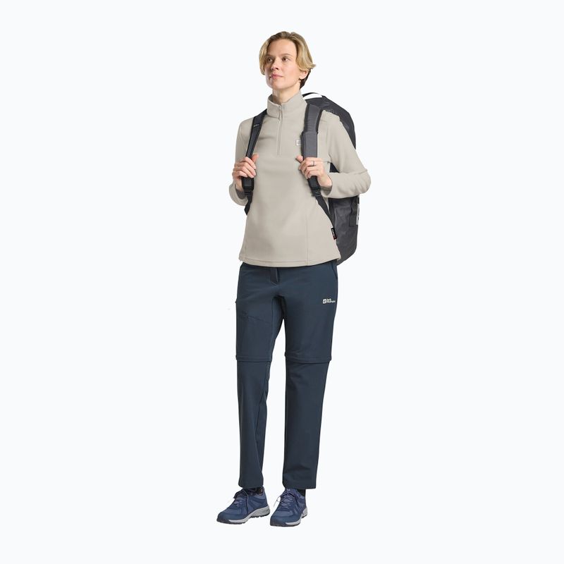 Жіноча трекінгова кофта Jack Wolfskin Taunus Hz pale sand 2