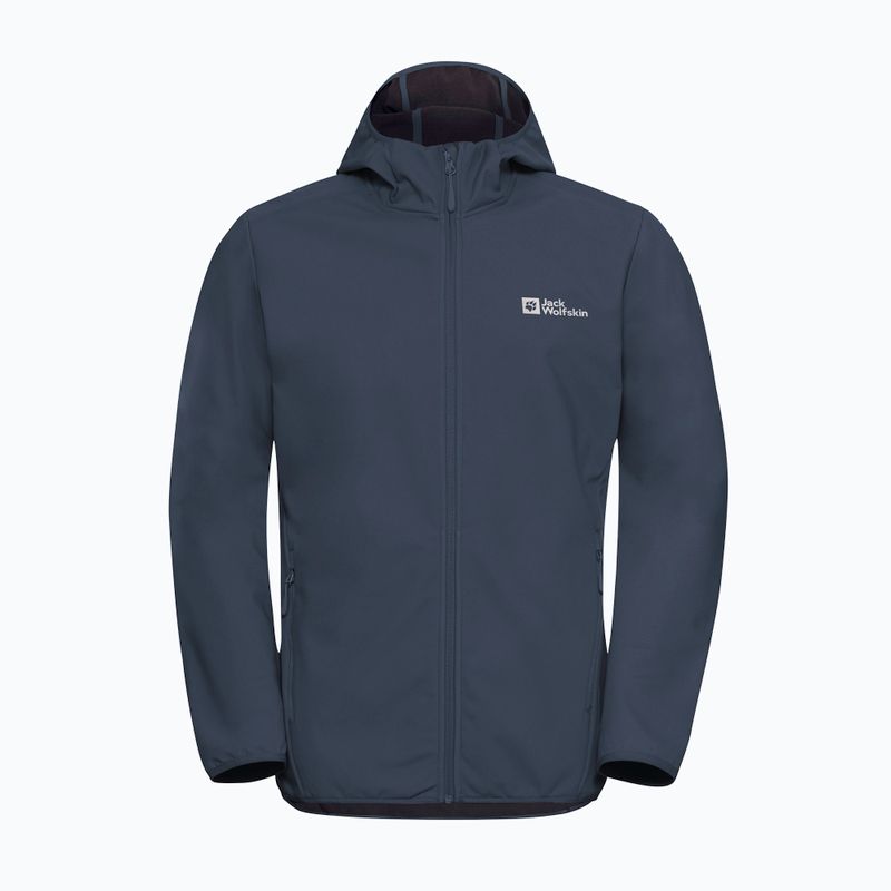 Чоловіча софтшелл куртка Jack Wolfskin Bornberg Hoody midnight sky 6