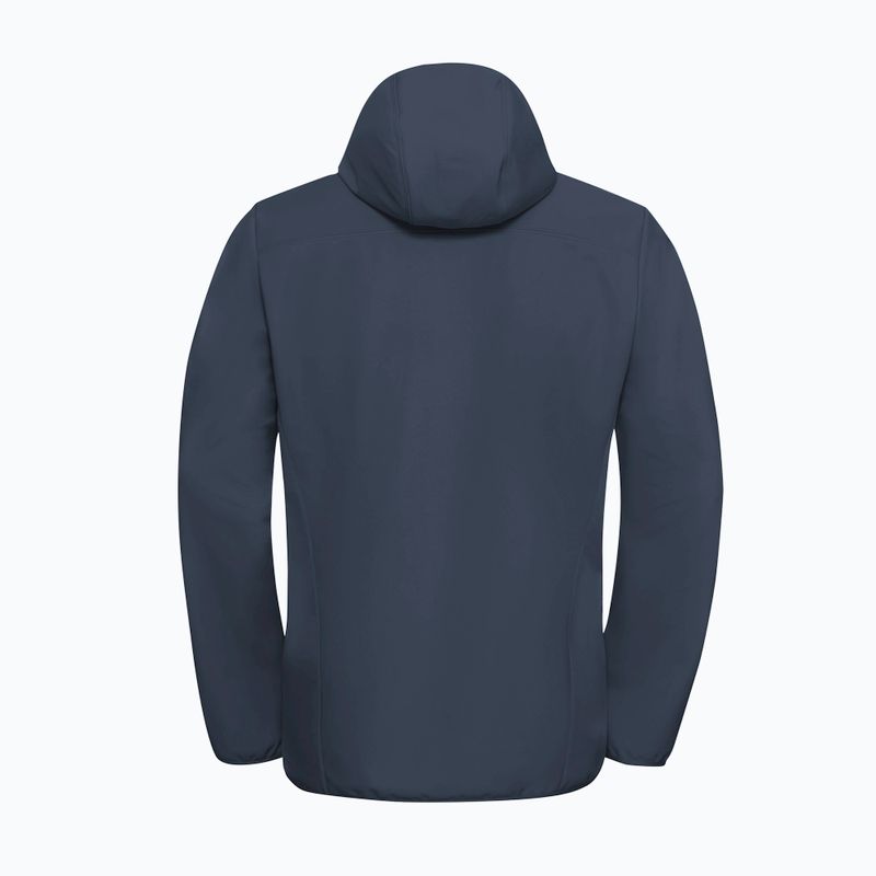 Куртка софтшелл чоловіча Jack Wolfskin Bornberg Hoody midnight sky 7