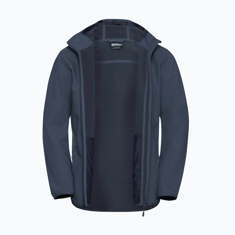Куртка софтшелл чоловіча Jack Wolfskin Bornberg Hoody midnight sky 8