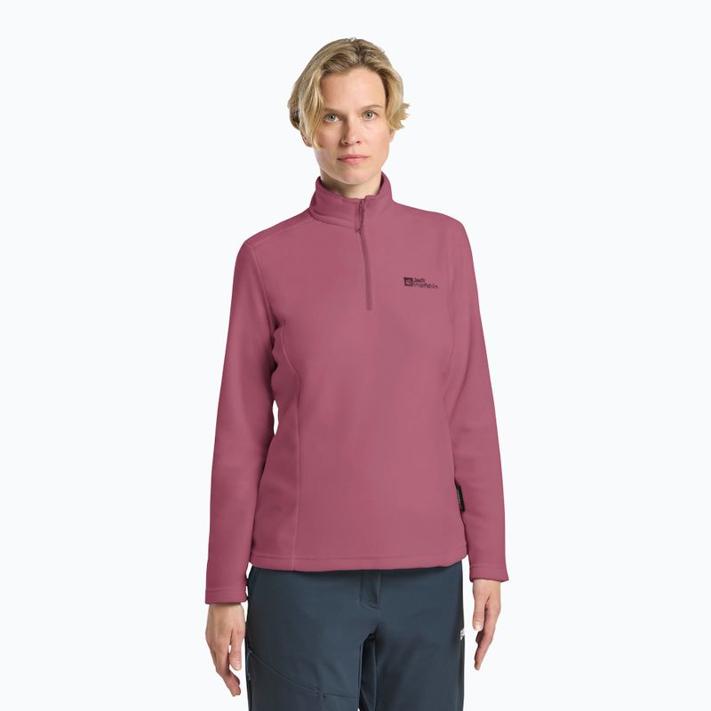 Жіноча трекінгова кофта Jack Wolfskin Taunus Hz raisin