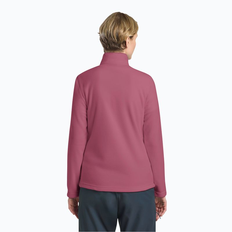 Кофта трекінгова жіноча Jack Wolfskin Taunus Hz raisin 3