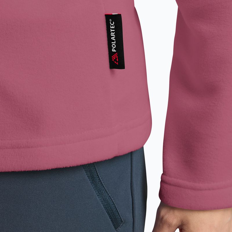 Кофта трекінгова жіноча Jack Wolfskin Taunus Hz raisin 5