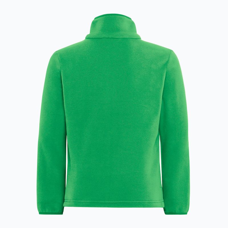 Дитяча флісова кофта Jack Wolfskin Taunus mystic green 2