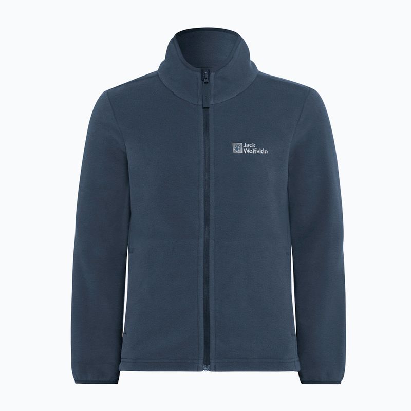 Дитяча флісова кофта Jack Wolfskin Taunus midnight sky