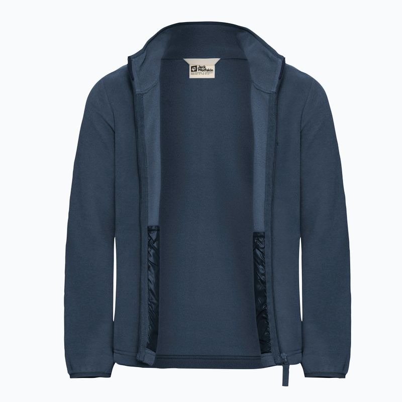 Дитяча флісова кофта Jack Wolfskin Taunus midnight sky 3