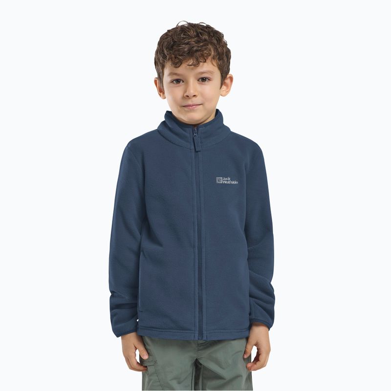 Дитяча флісова кофта Jack Wolfskin Taunus midnight sky 7
