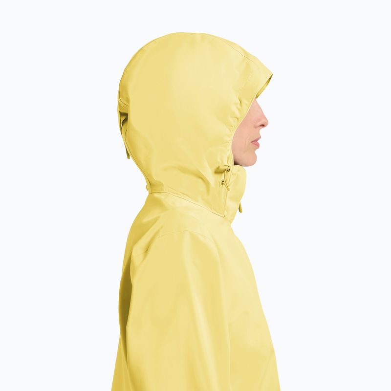 Жіноча дощовикова куртка Jack Wolfskin Trailtime 2L lemon ice 4