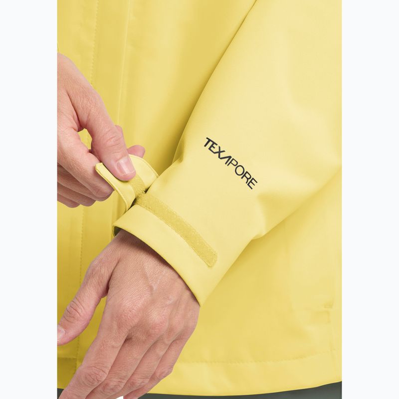 Жіноча дощовикова куртка Jack Wolfskin Trailtime 2L lemon ice 7