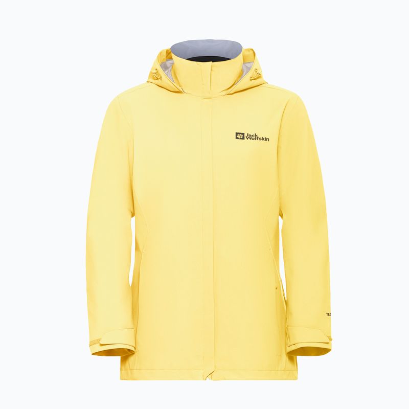 Жіноча дощовикова куртка Jack Wolfskin Trailtime 2L lemon ice 8
