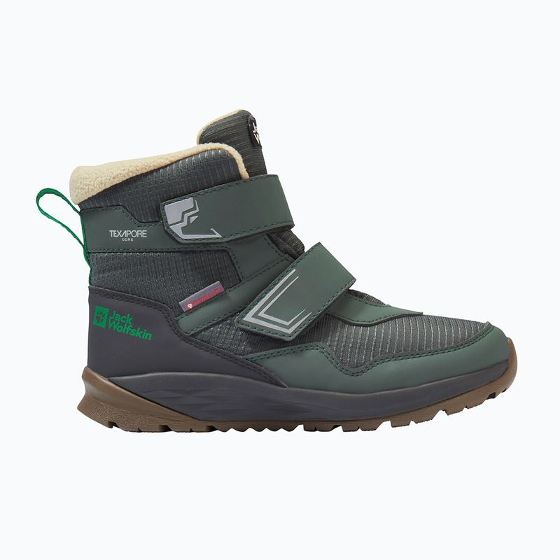 Дитяче взуття Jack Wolfskin Polar Bear-B Texapore Mid Vc mystic green