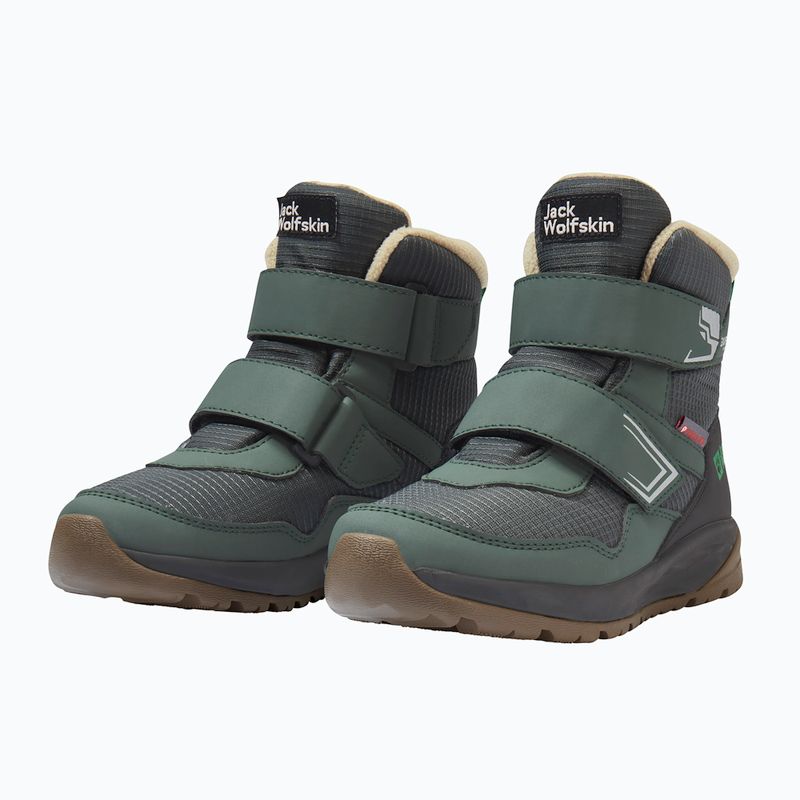 Дитяче взуття Jack Wolfskin Polar Bear-B Texapore Mid Vc mystic green 3