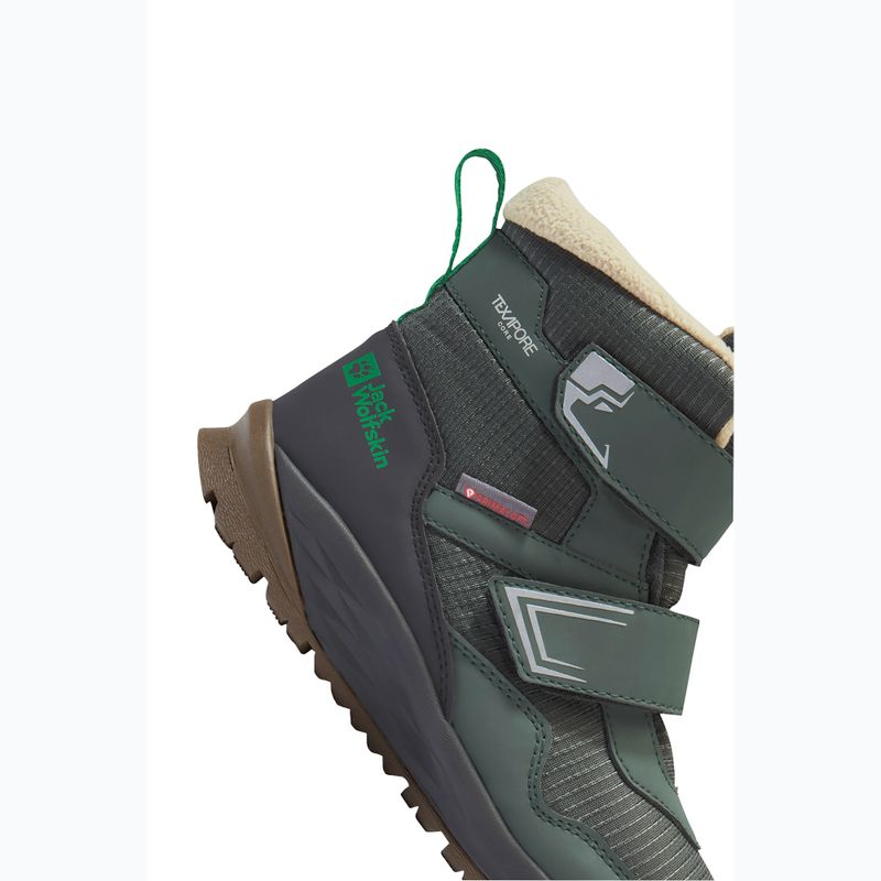 Черевики дитячі Jack Wolfskin Polar Bear-B Texapore Mid Vc mystic green 9
